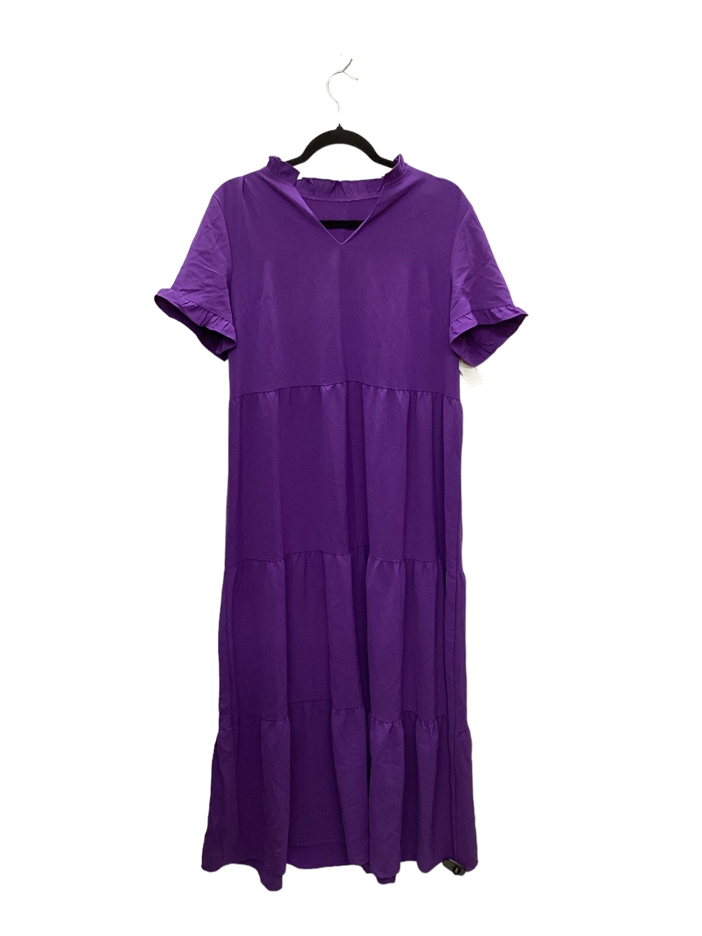 Dress Casual Maxi By Shein In Purple, Size: L