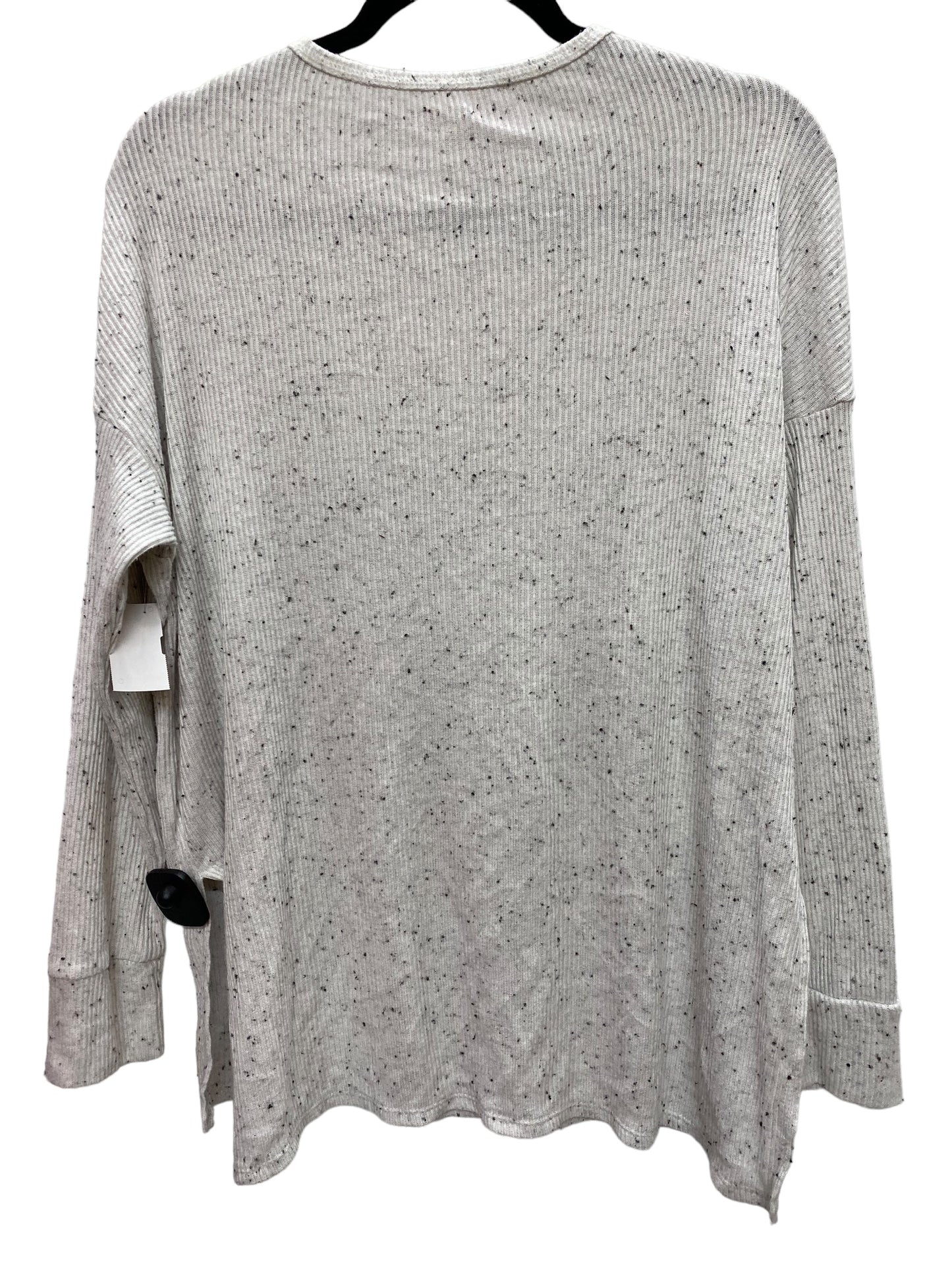 Top Long Sleeve By American Eagle In Grey, Size: M