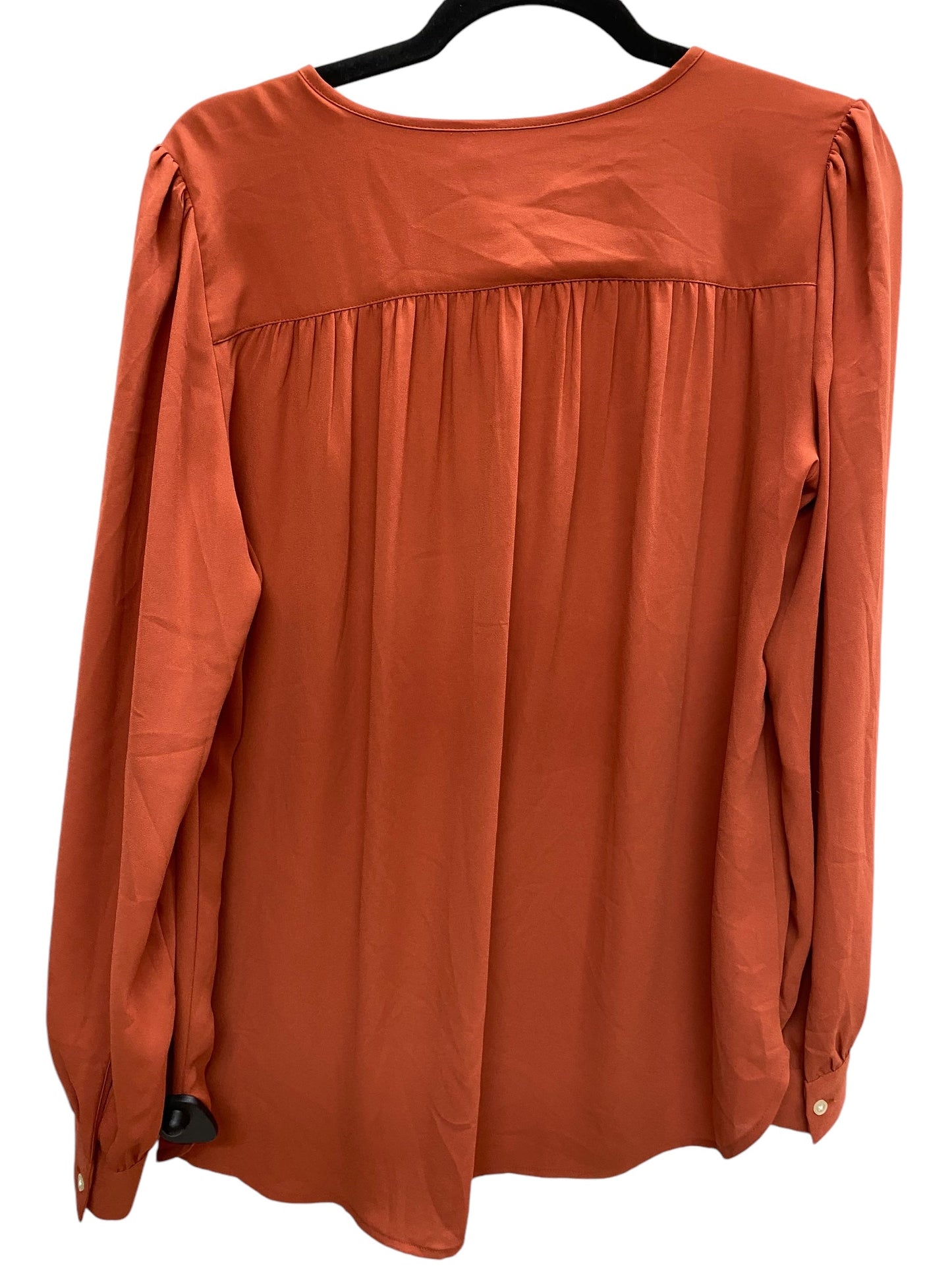 Top Long Sleeve By Loft In Orange, Size: S