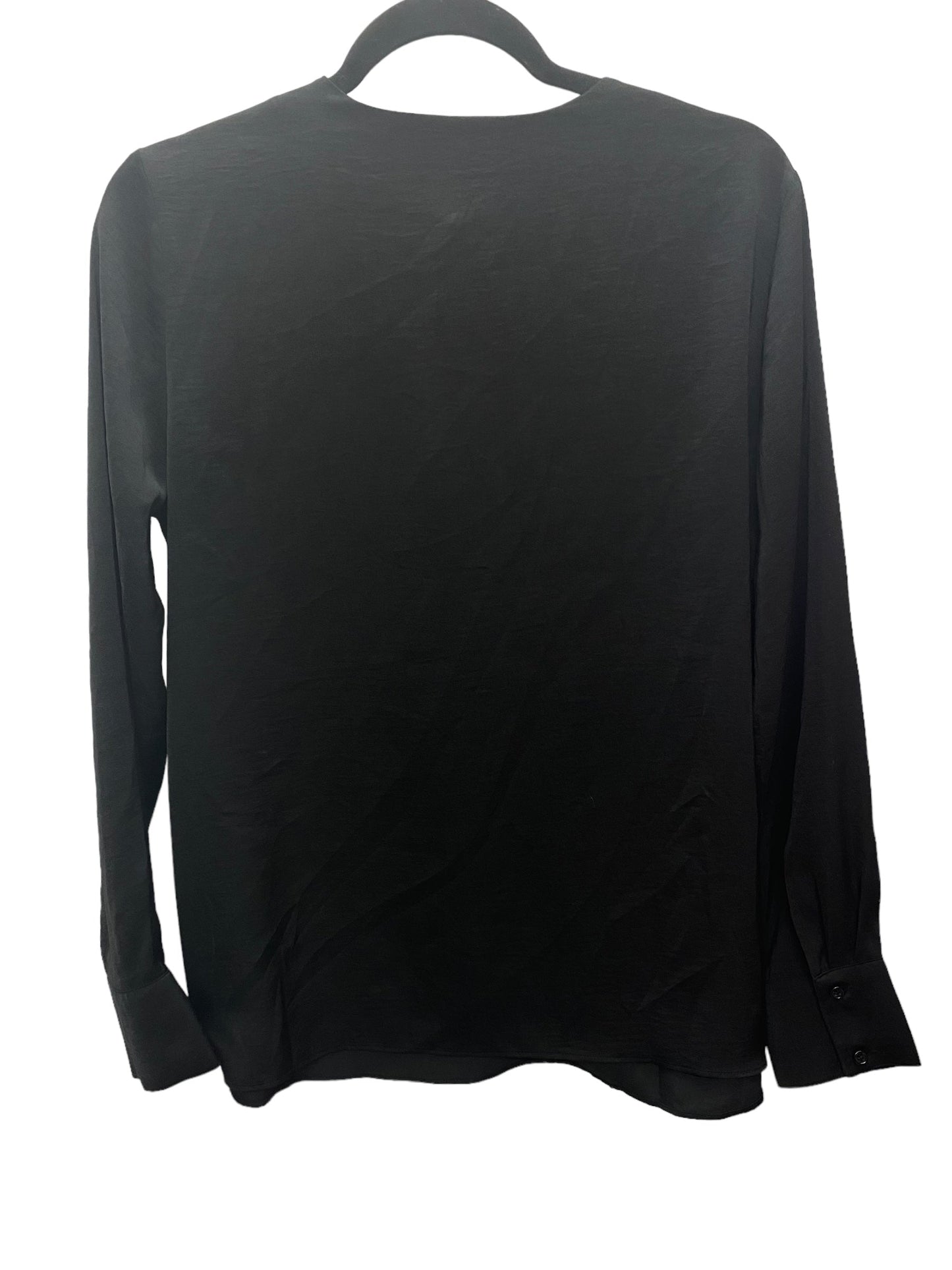 Top Long Sleeve By Banana Republic In Black, Size: M