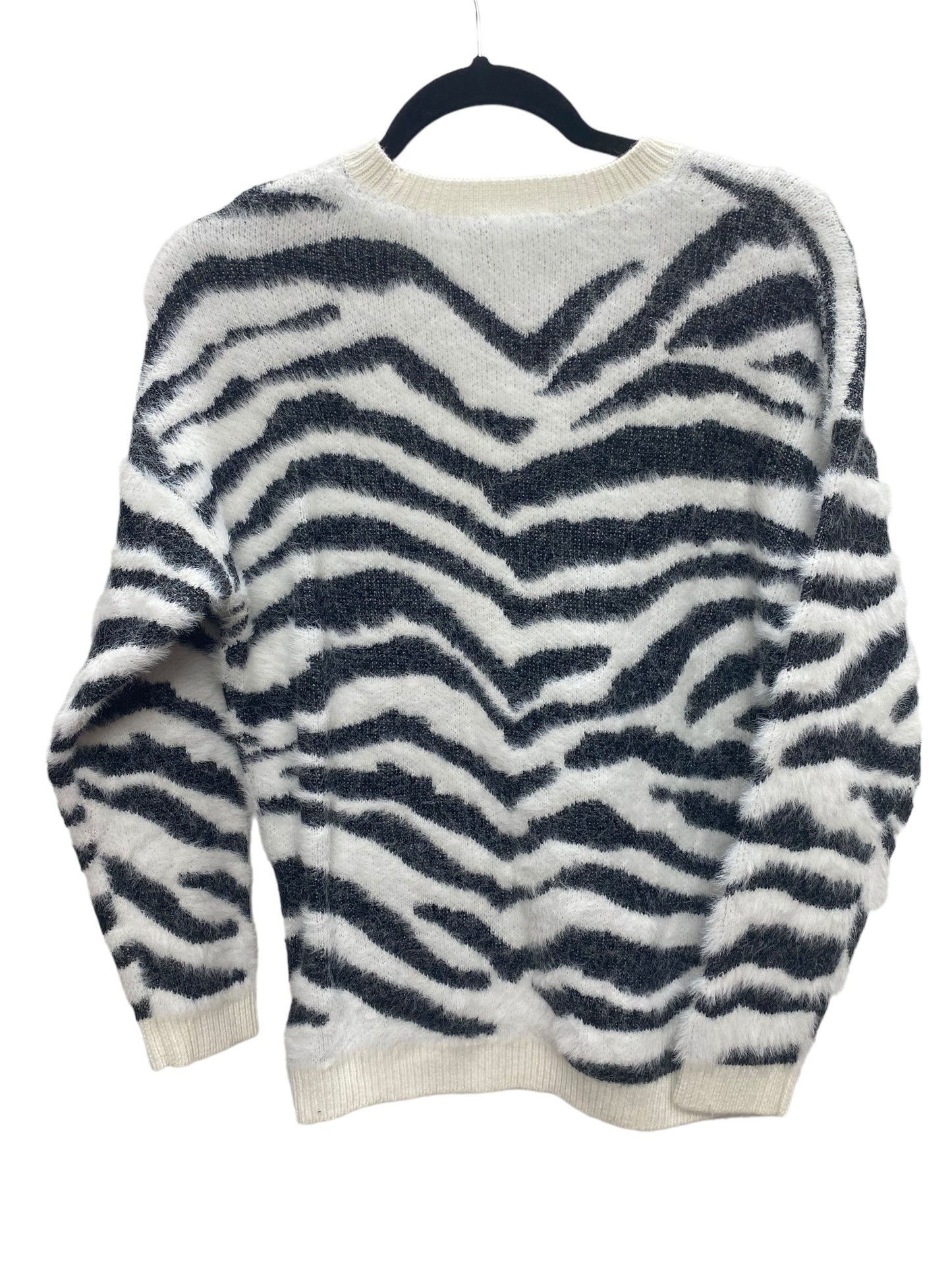 Sweater By Time And Tru In Zebra Print, Size: S