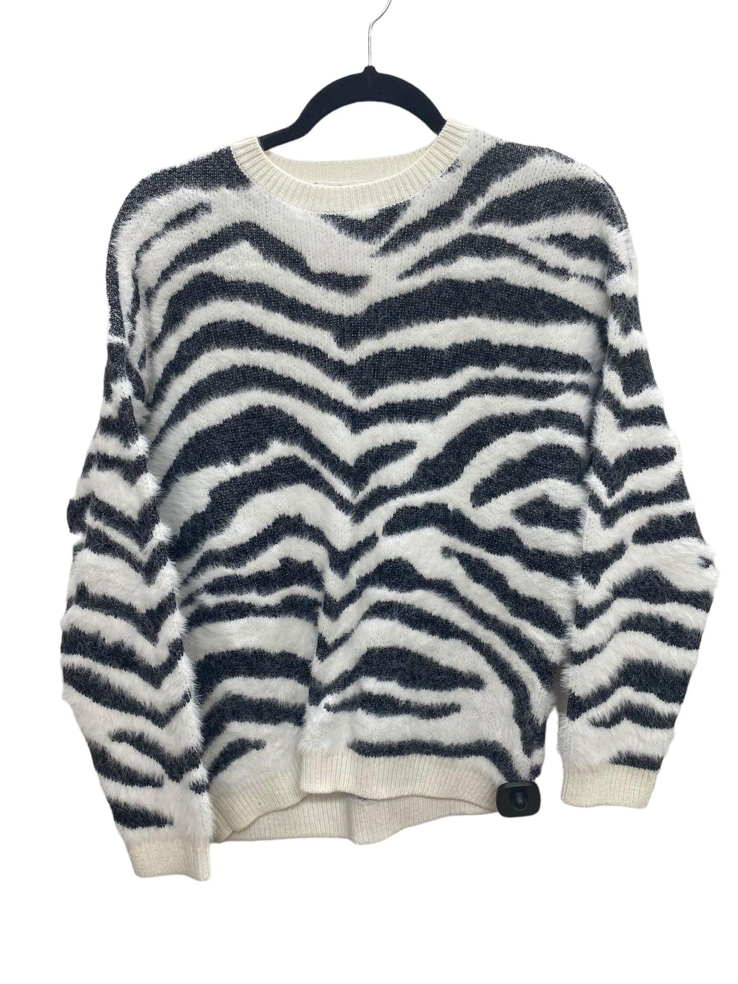 Sweater By Time And Tru In Zebra Print, Size: S