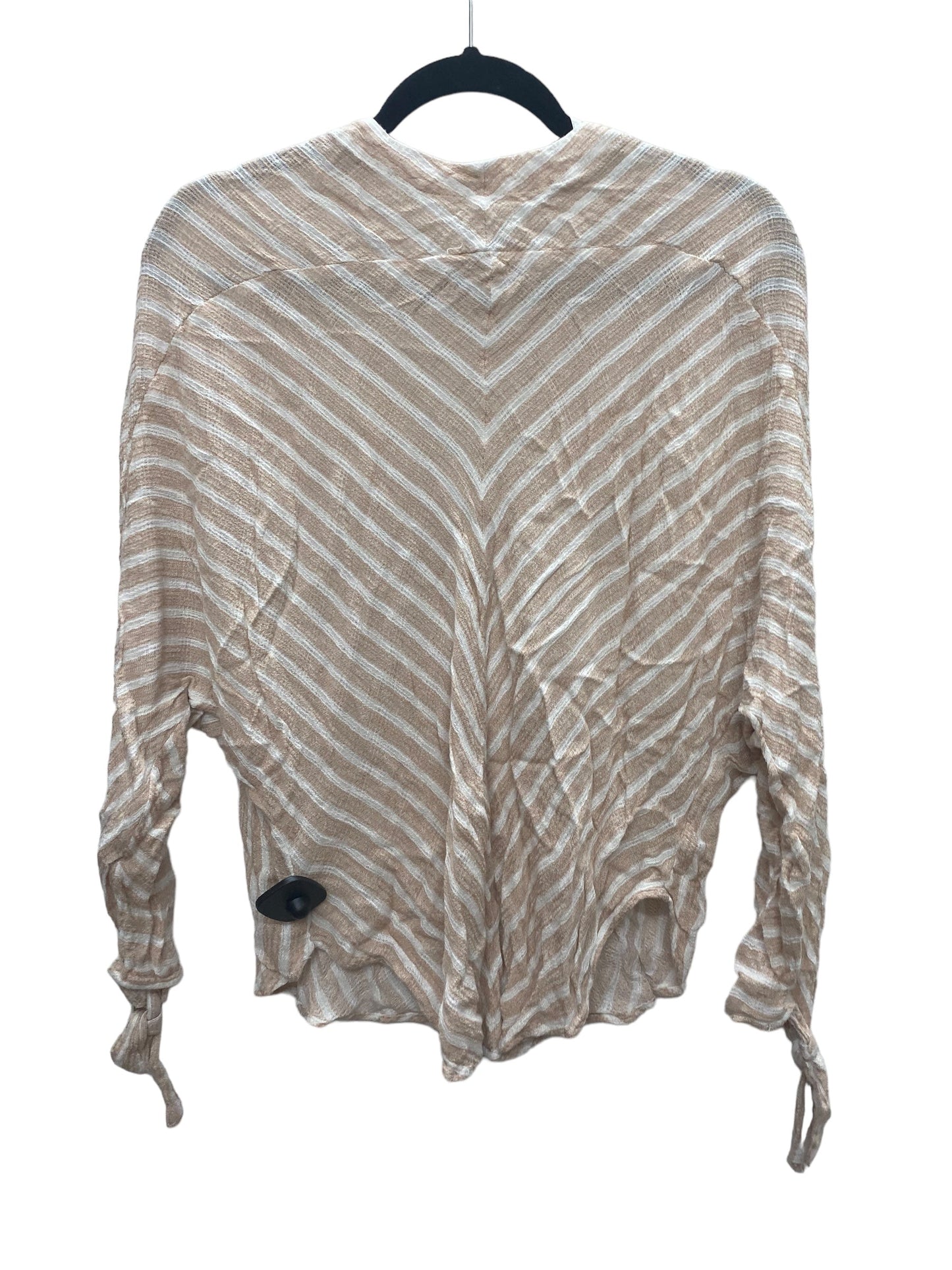 Top Long Sleeve By Free People In Tan, Size: L