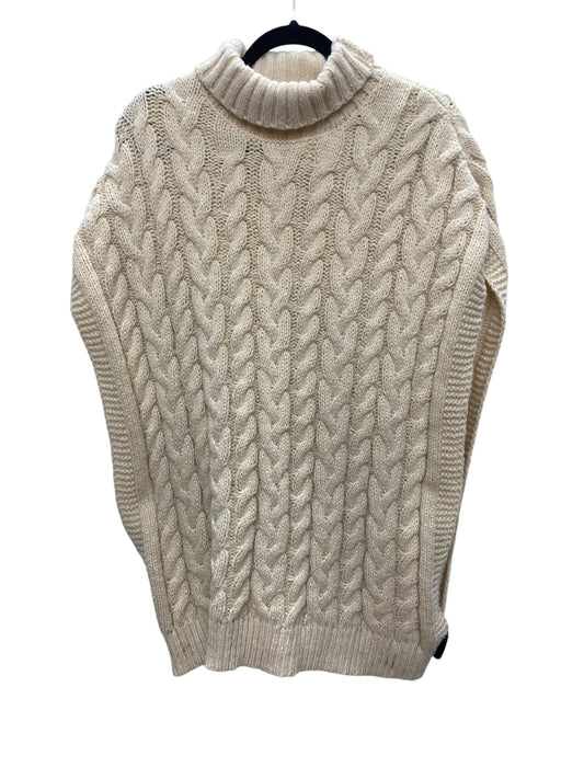 Vest Sweater By Clothes Mentor In Cream, Size: Xl