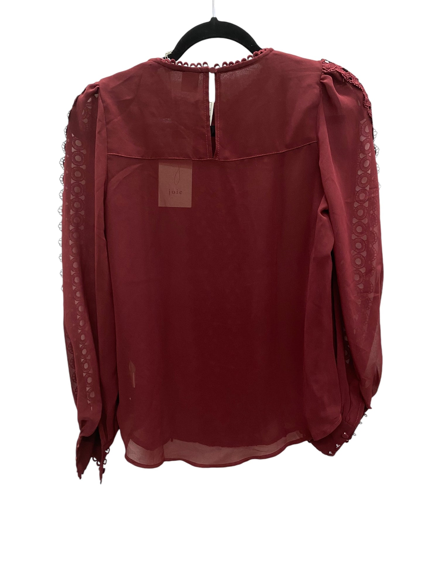 Top Long Sleeve By Joie In Red, Size: Xs