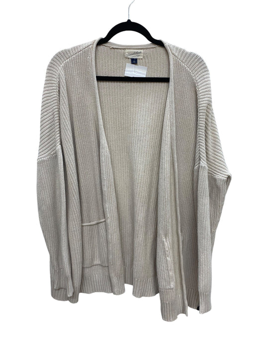 Sweater Cardigan By Universal Thread In Cream, Size: 2x