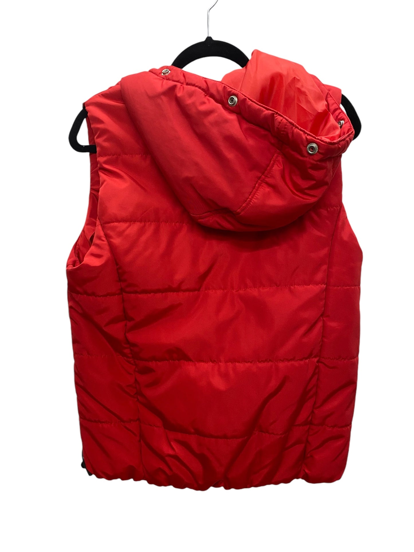 Vest Puffer & Quilted By Liz Claiborne In Red, Size: L