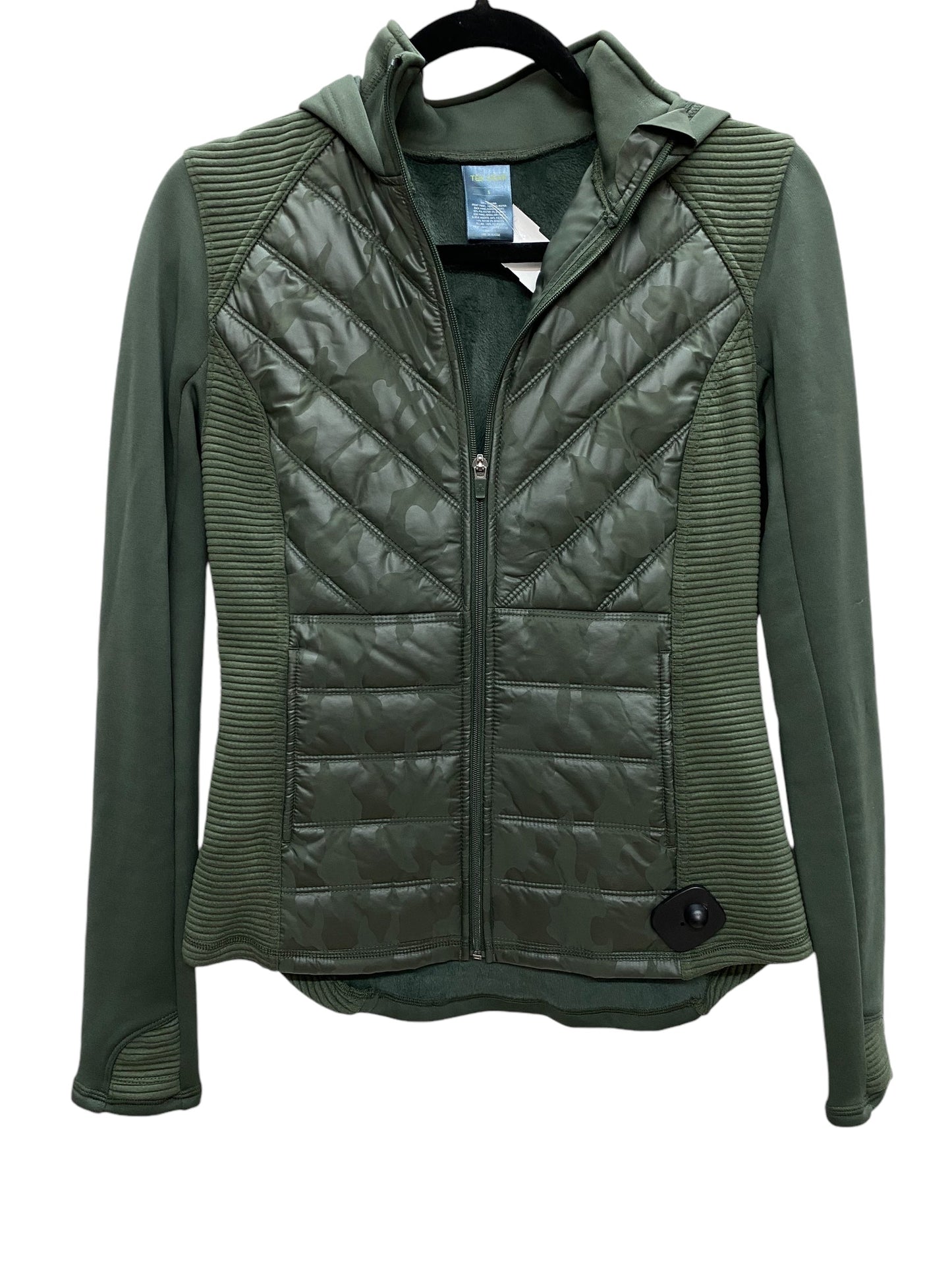 Jacket Puffer & Quilted By Tek Gear In Green, Size: S