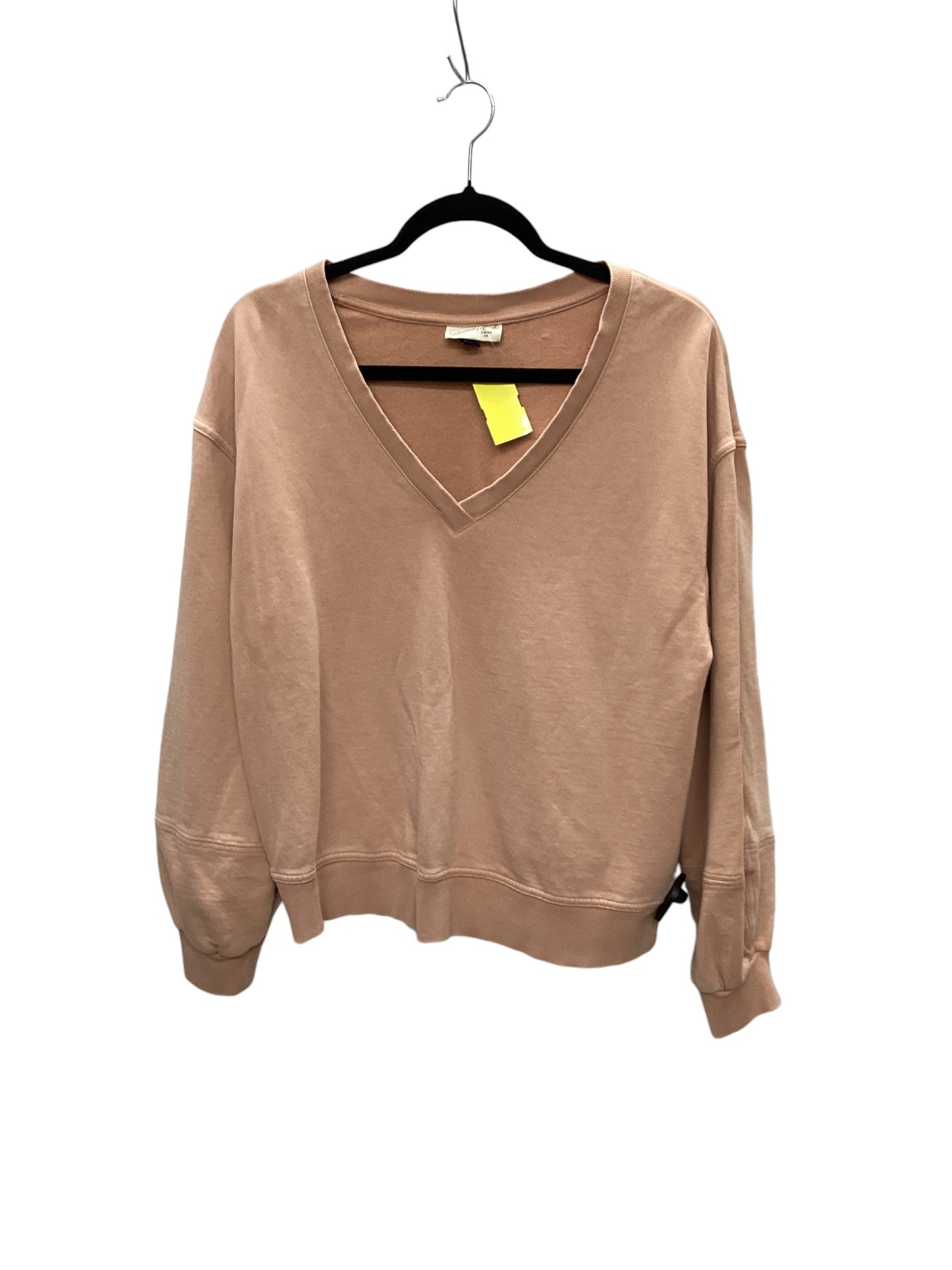 Top Long Sleeve By Universal Thread In Orange, Size: L