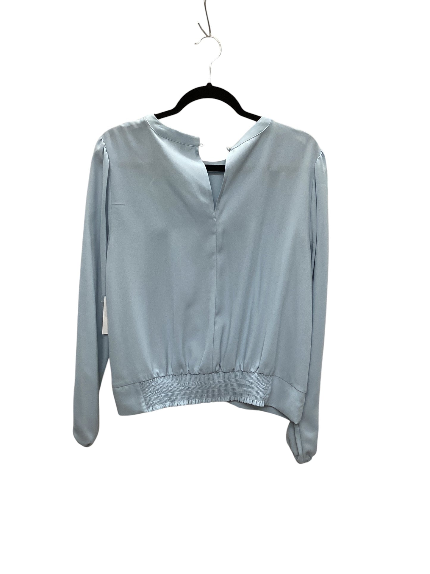 Top Long Sleeve By Nine West Apparel In Blue, Size: L