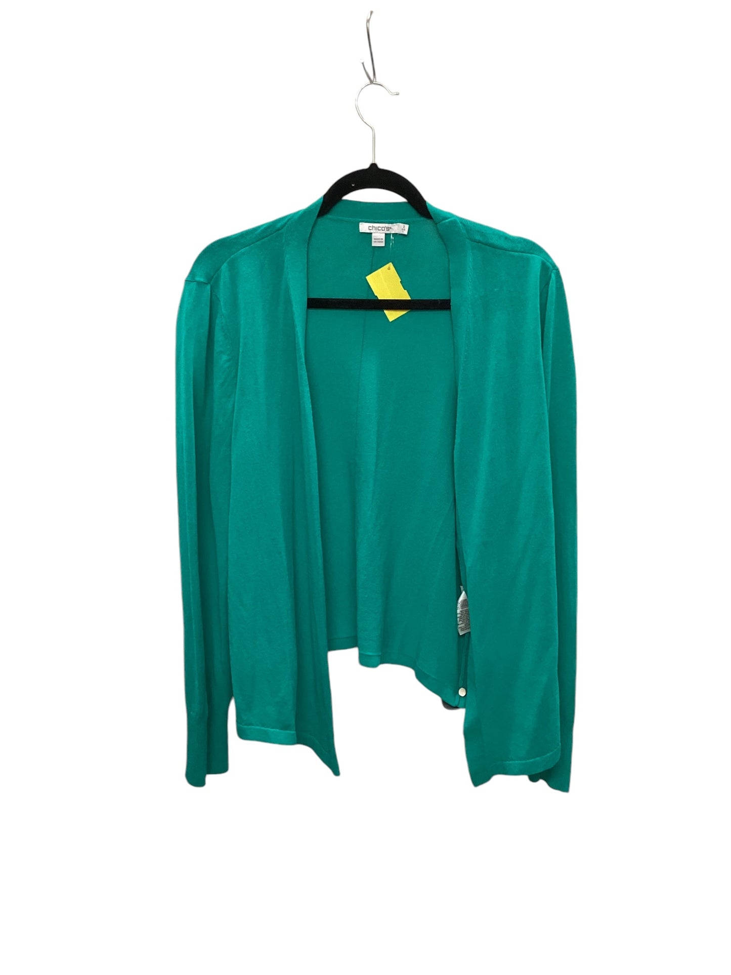 Cardigan By Chicos In Green, Size: 2