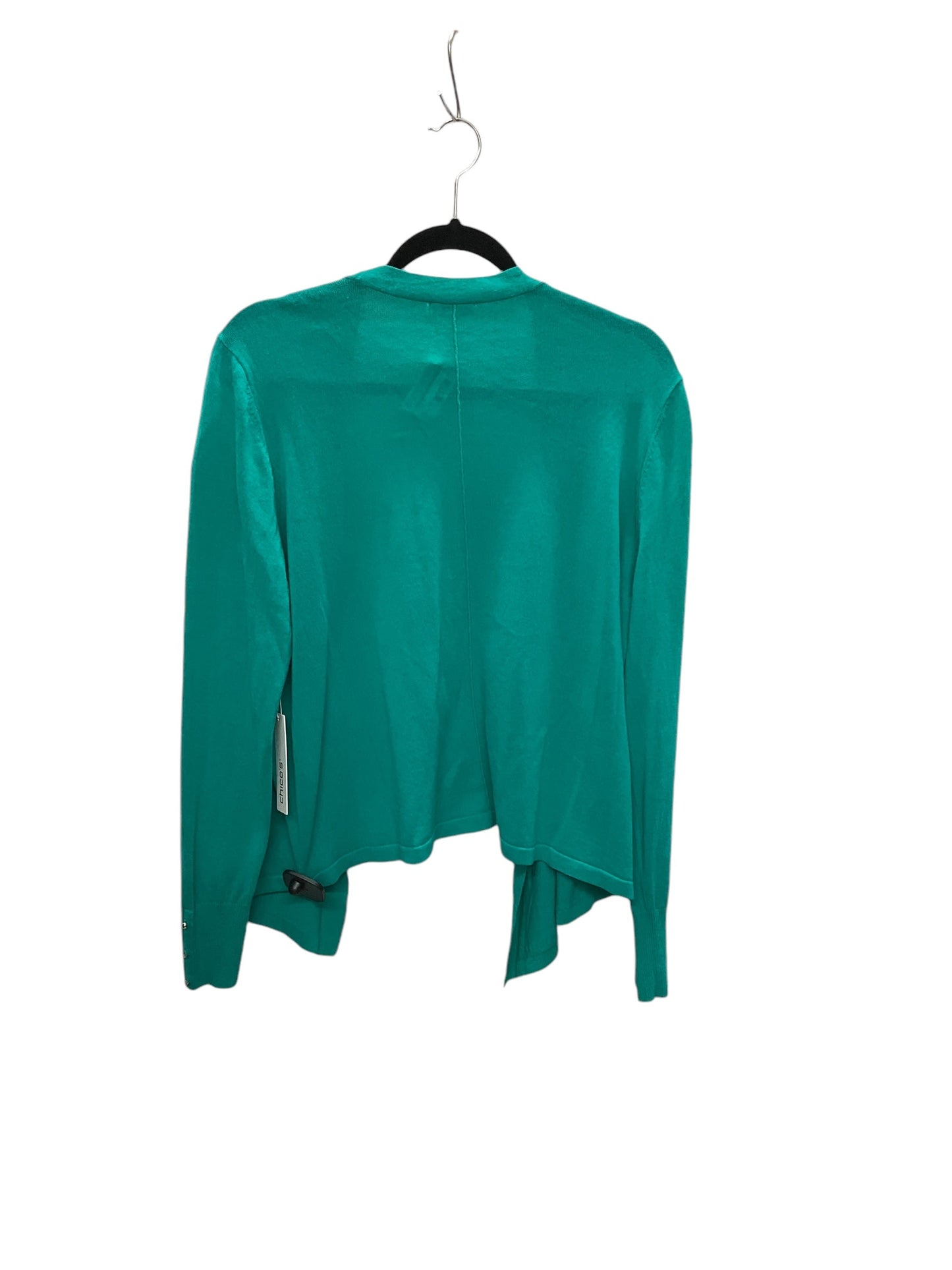 Cardigan By Chicos In Green, Size: 2