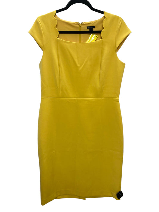 Dress Work By Ann Taylor In Yellow, Size: M