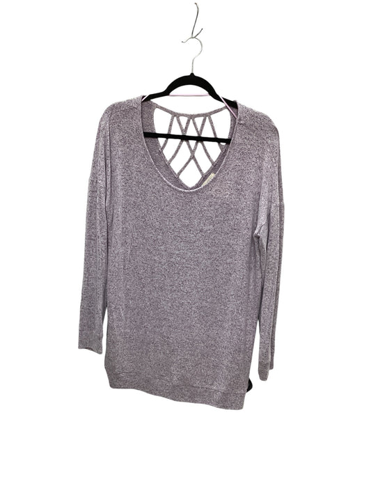 Top Long Sleeve By Cupio In Purple, Size: L