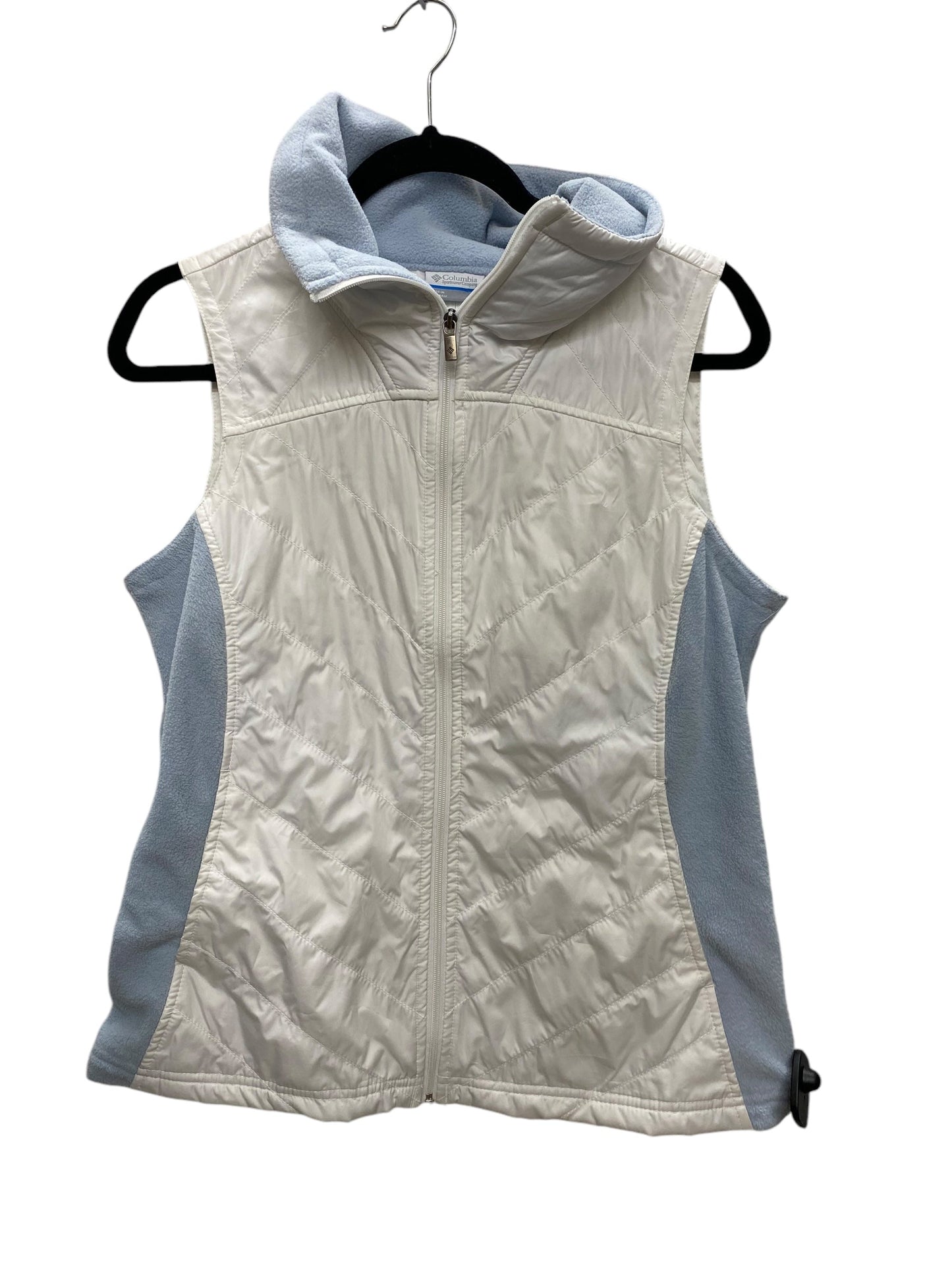 Vest Puffer & Quilted By Columbia In Blue & White, Size: M