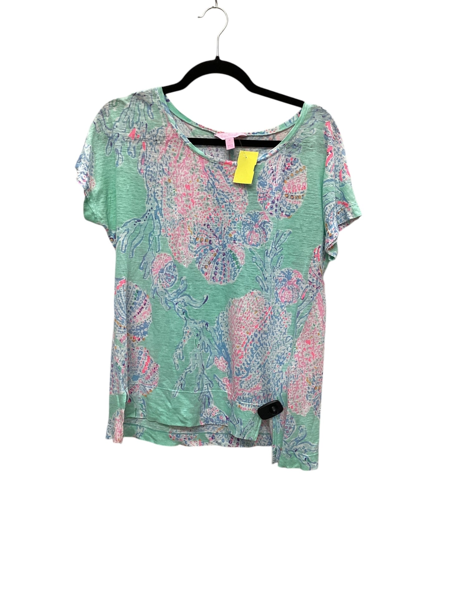 Top Short Sleeve By Lilly Pulitzer In Multi-colored, Size: M