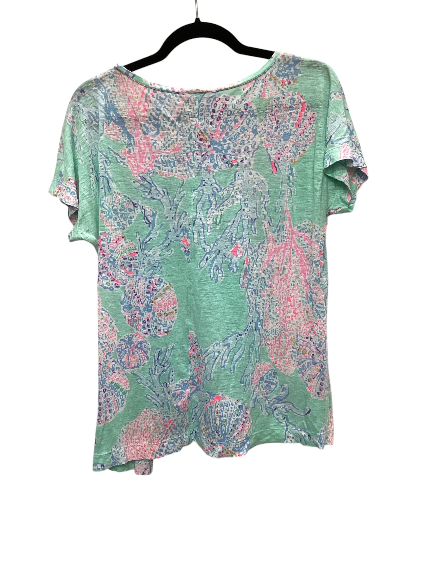 Top Short Sleeve By Lilly Pulitzer In Multi-colored, Size: M