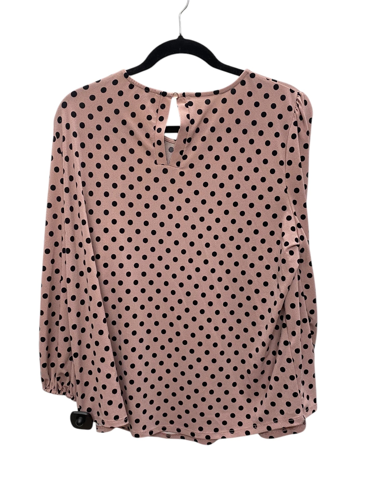 Top Long Sleeve By Adrianna Papell In Pink, Size: Xl