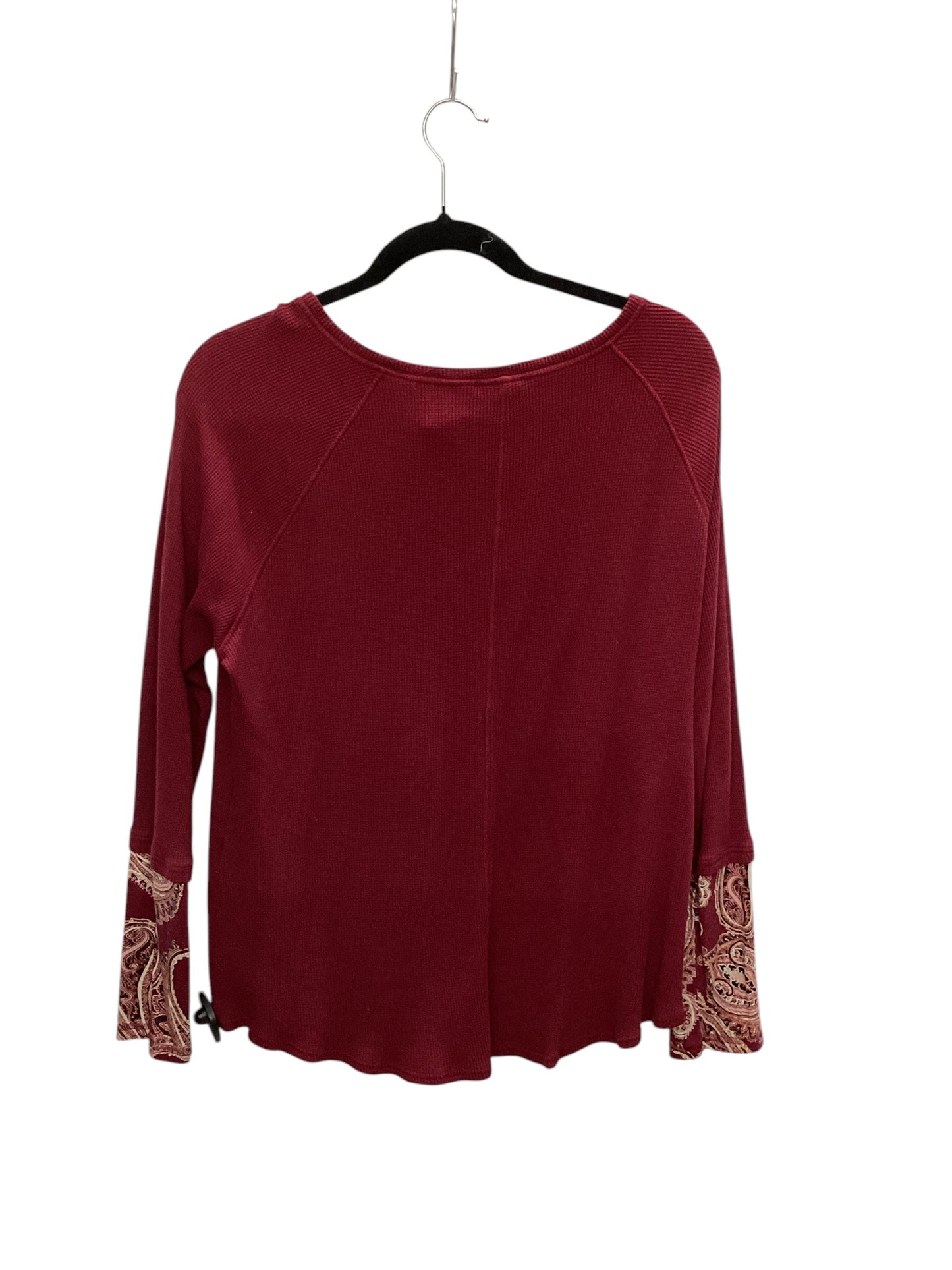 Top Long Sleeve By Chicos In Red, Size: 2