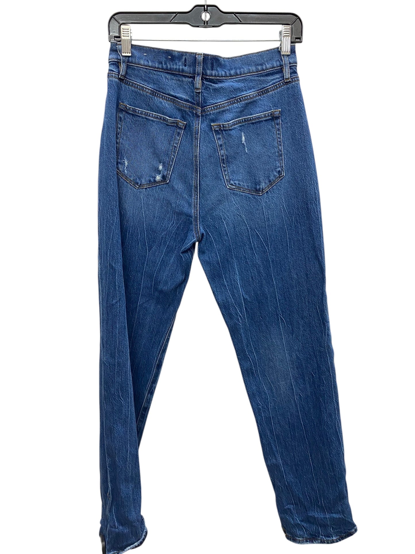 Jeans Boyfriend By Loft In Blue Denim, Size: 4