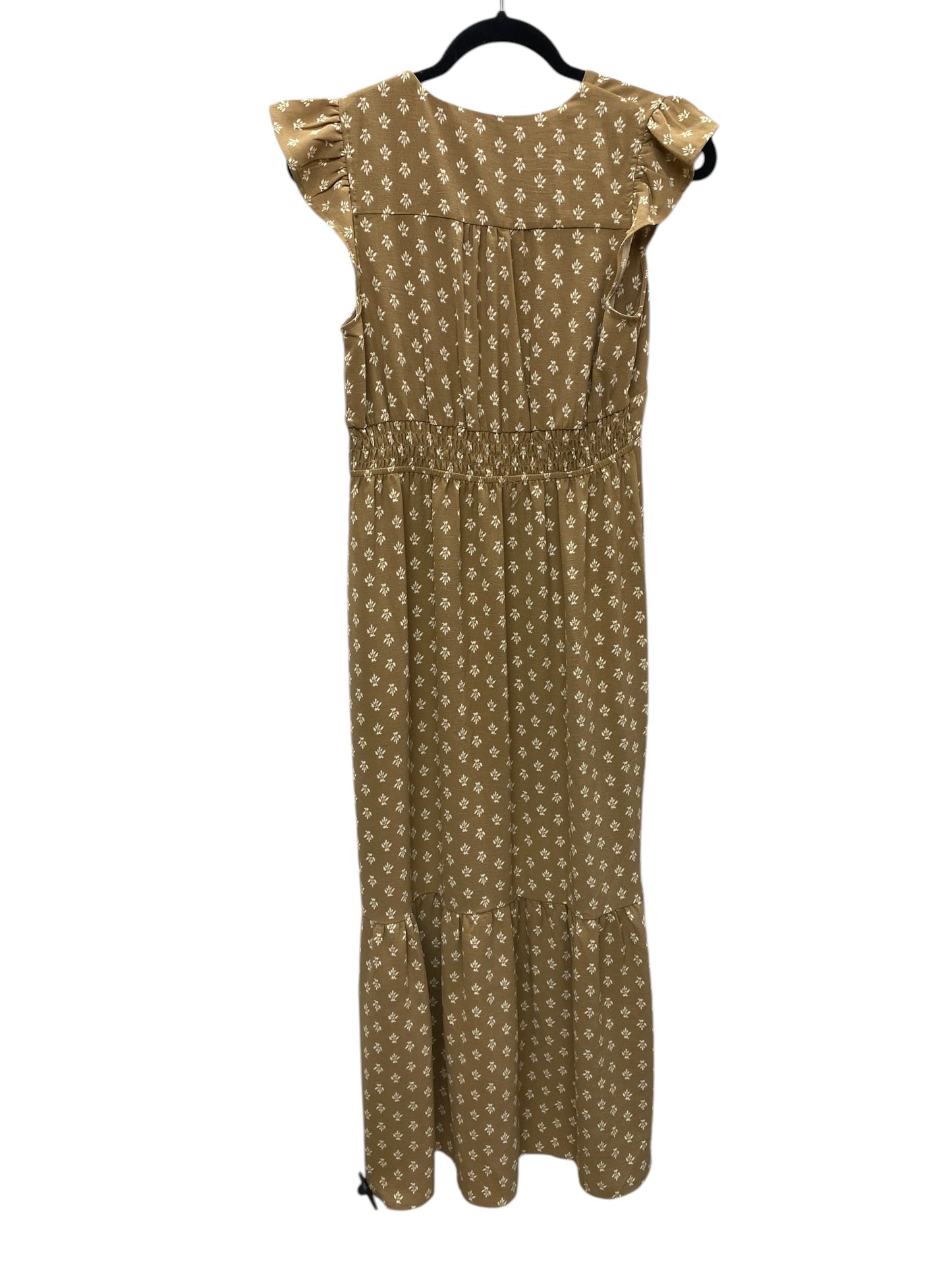 Dress Casual Maxi By Monteau In Tan, Size: M