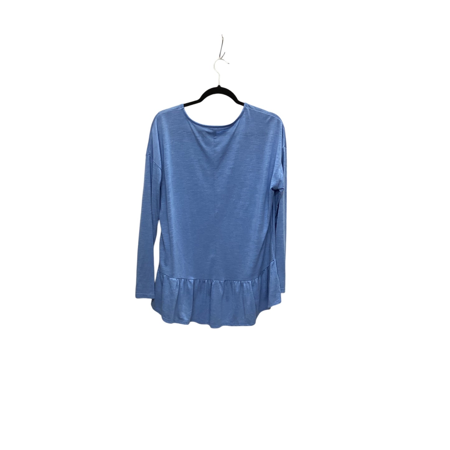 Top Long Sleeve By Cato In Blue, Size: L