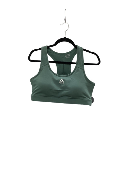 Athletic Bra By Reebok In Green, Size: Xl