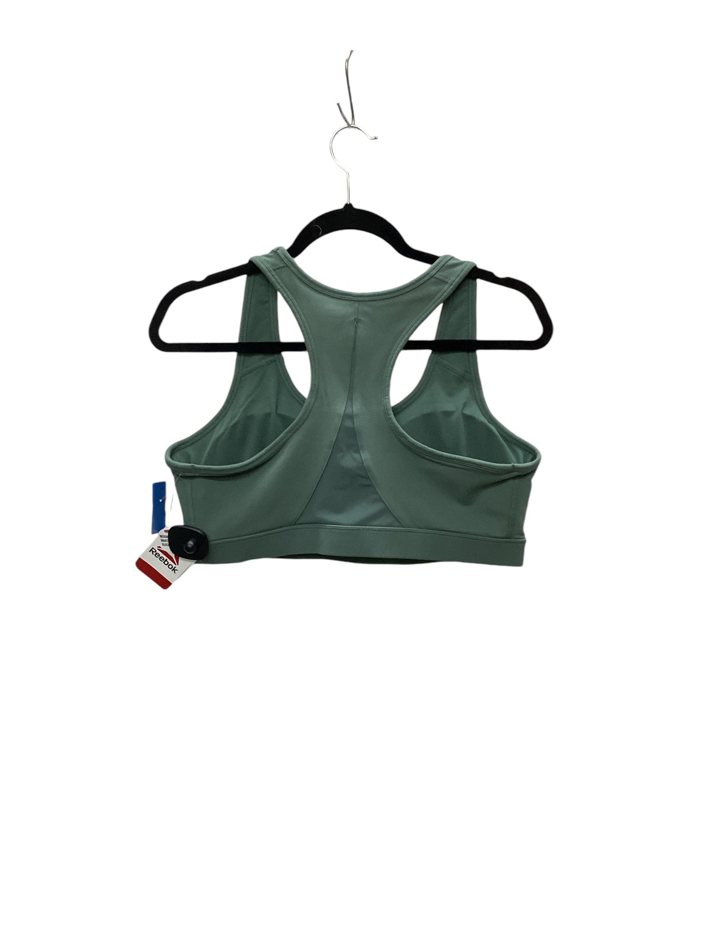 Athletic Bra By Reebok In Green, Size: Xl