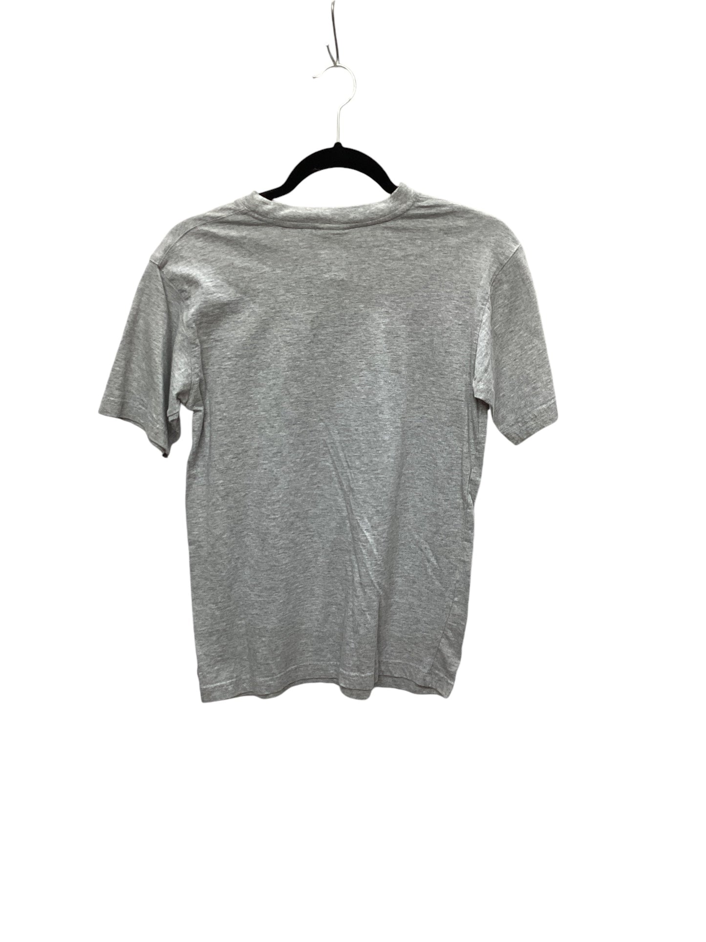 Top Short Sleeve Basic By Clothes Mentor In Grey, Size: L