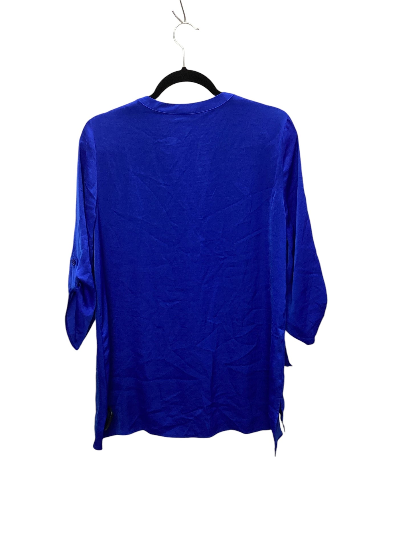 Top Long Sleeve By Chicos In Blue, Size: M