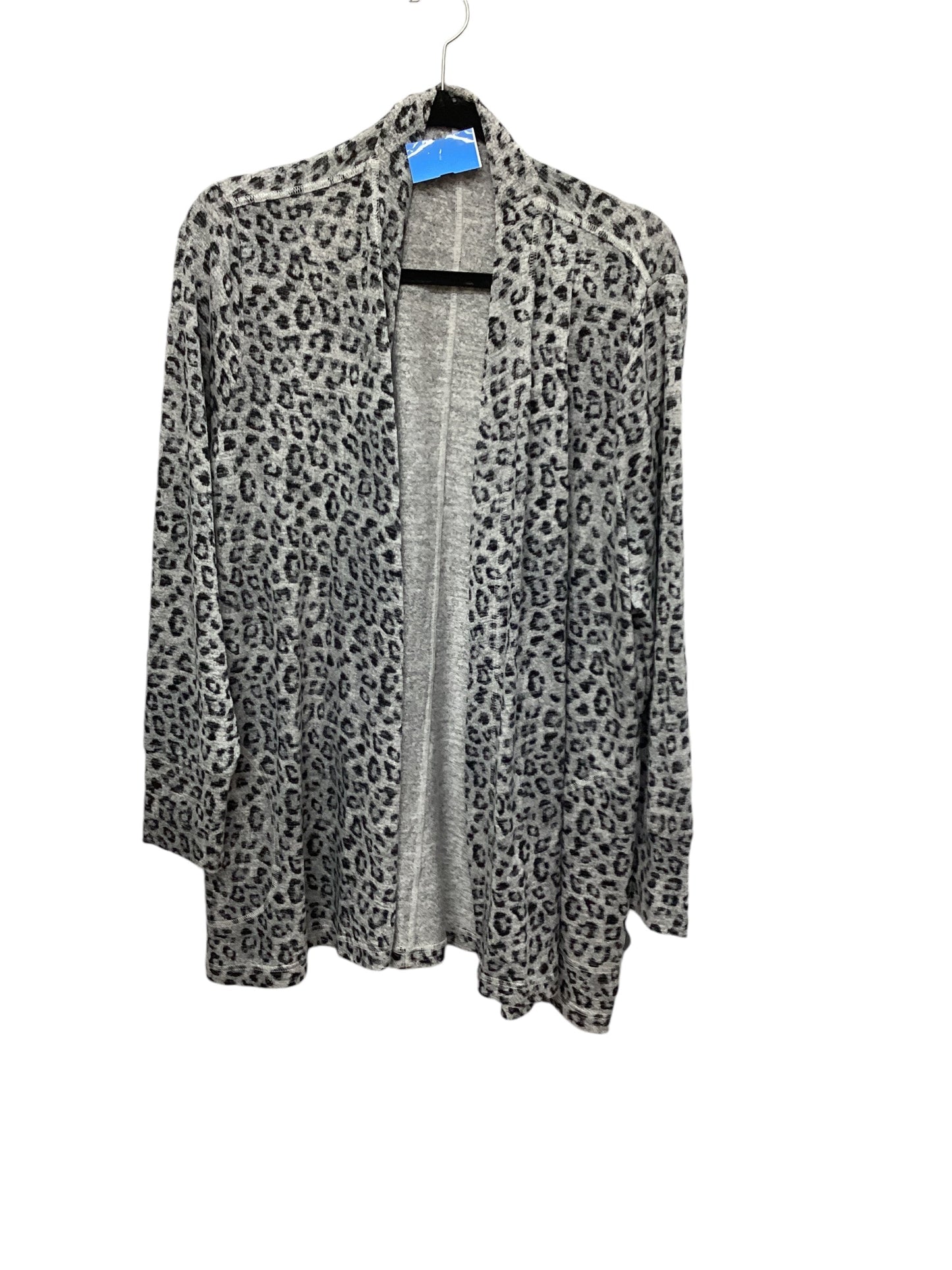 Cardigan By Zenergy By Chicos In Grey, Size: L