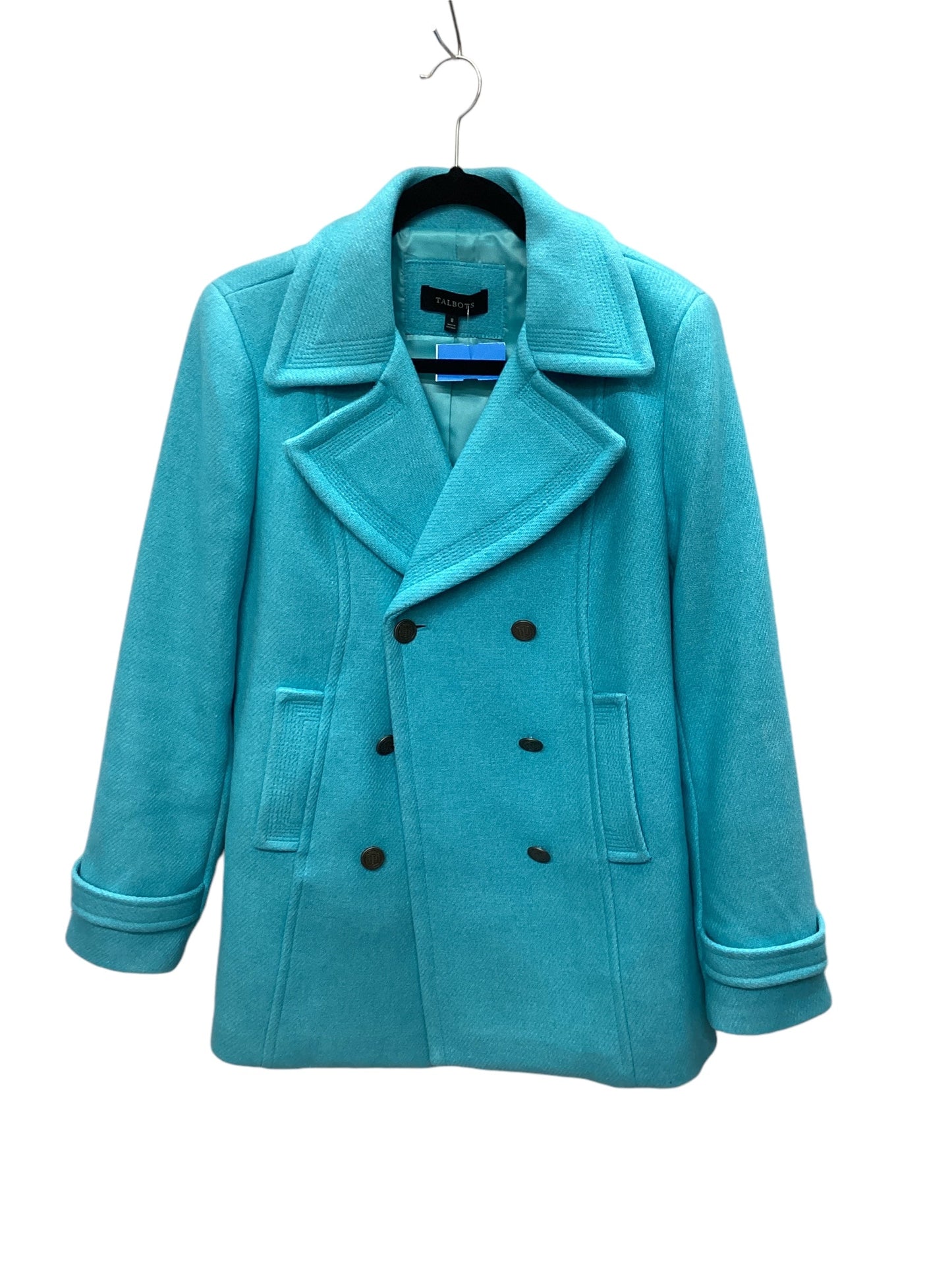 Coat Peacoat By Talbots In Blue, Size: M