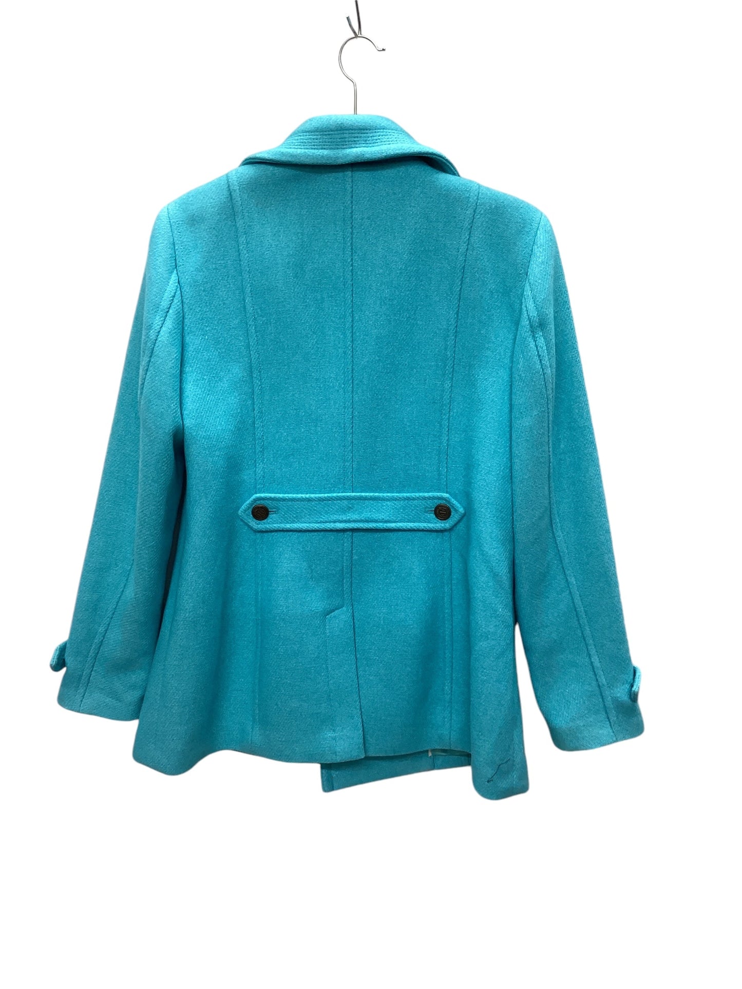 Coat Peacoat By Talbots In Blue, Size: M