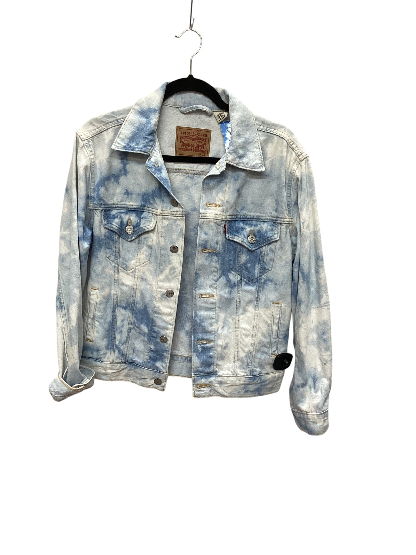 Jacket Denim By Levis In Blue Denim, Size: Xs