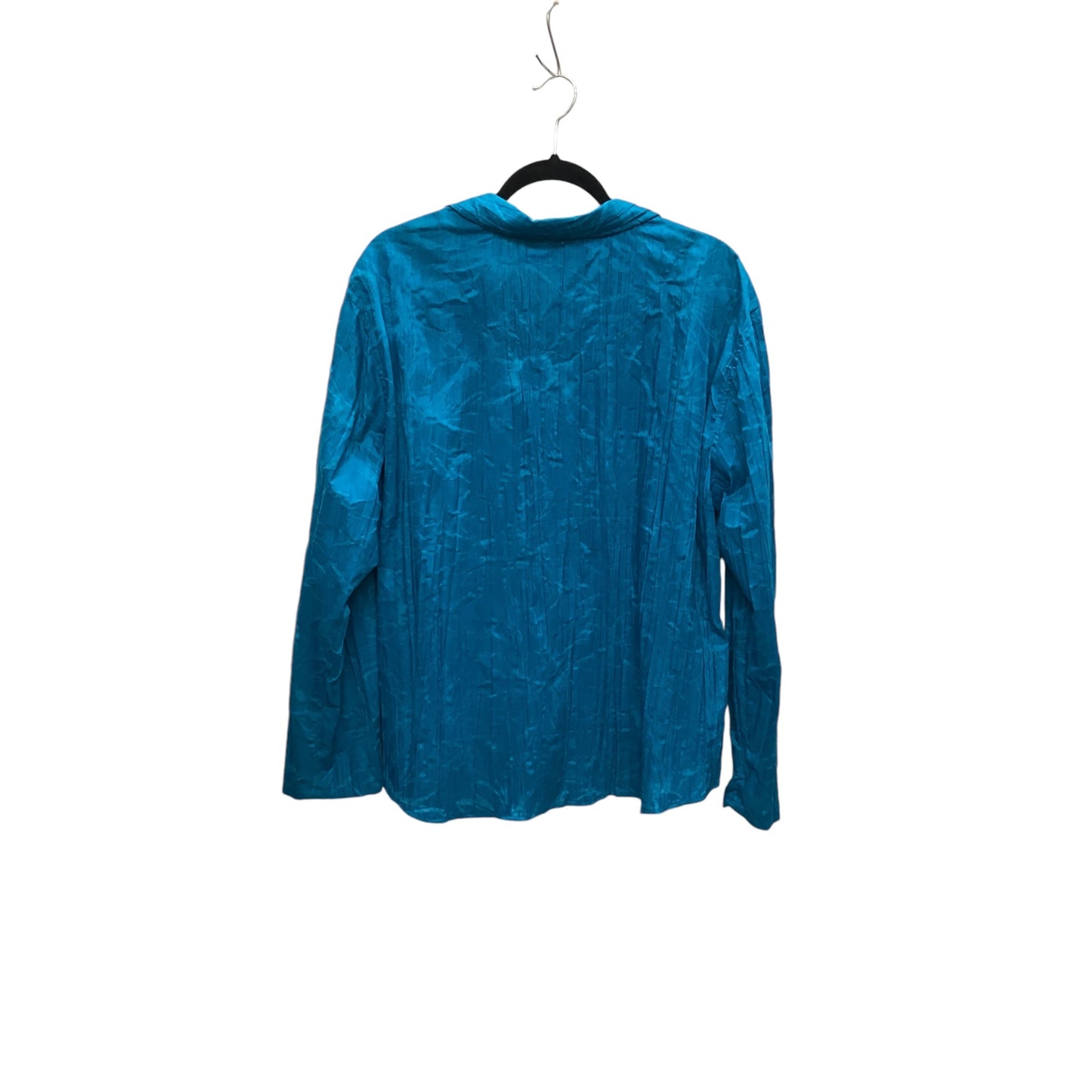 Top Long Sleeve By Chicos In Blue, Size: Xl