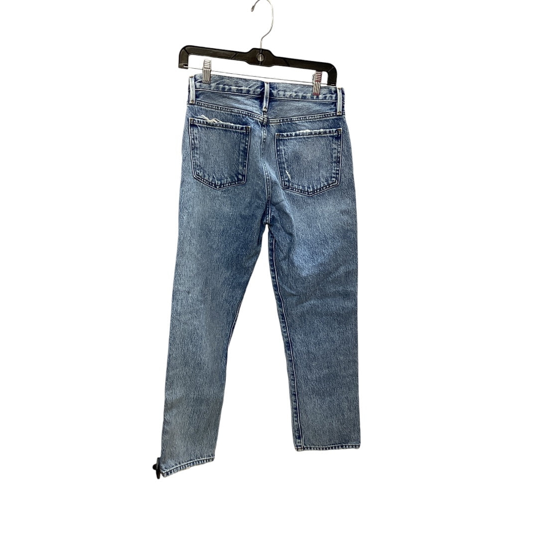 Jeans Straight By Frame In Blue Denim, Size: 2