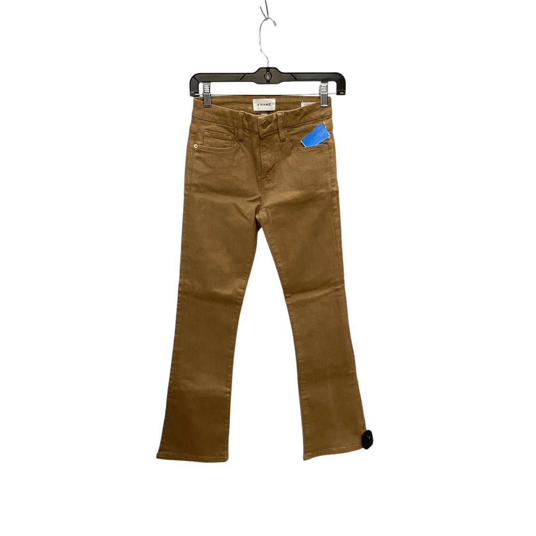 Pants Other By Frame In Tan Denim, Size: 2