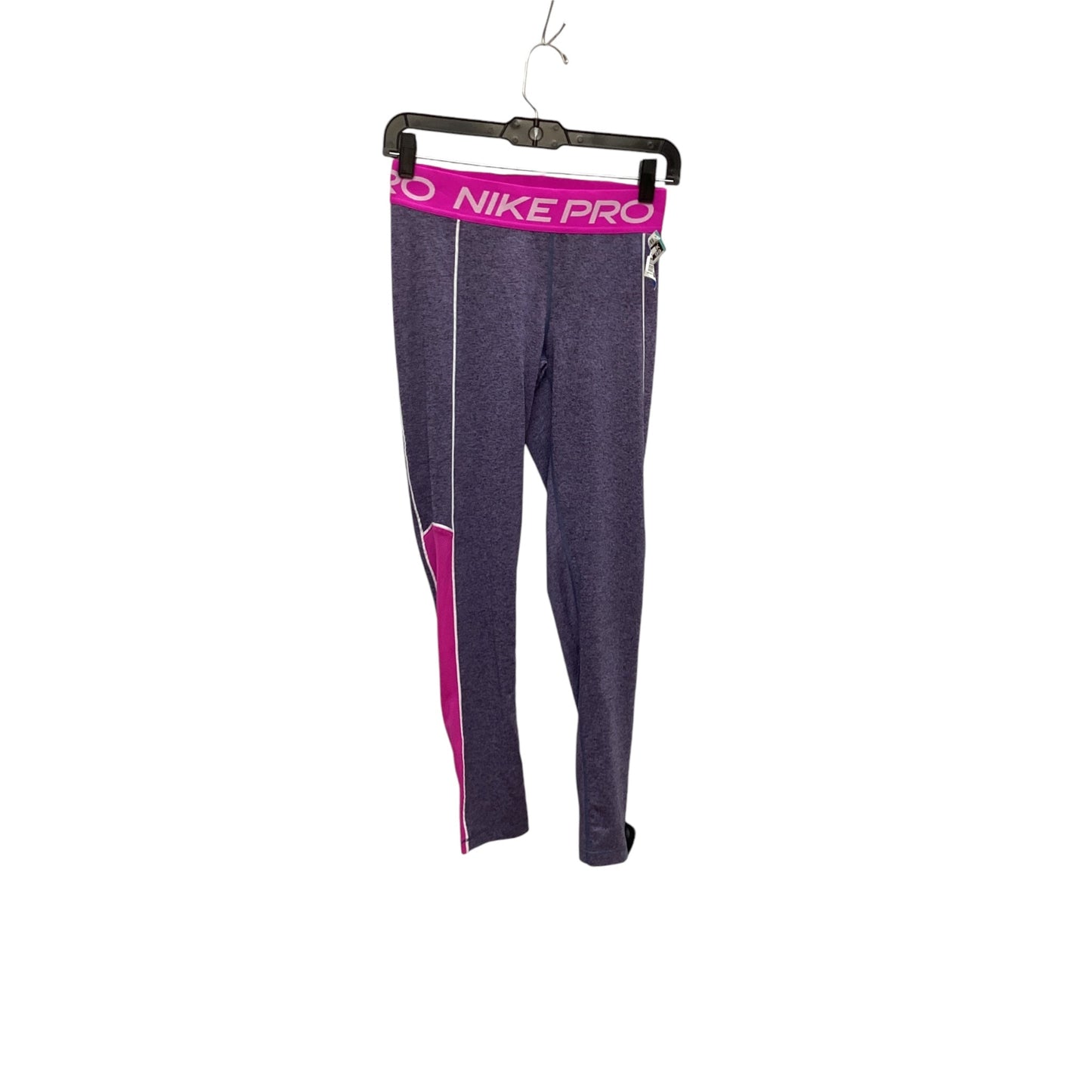 Athletic Leggings By Nike Apparel In Purple, Size: S