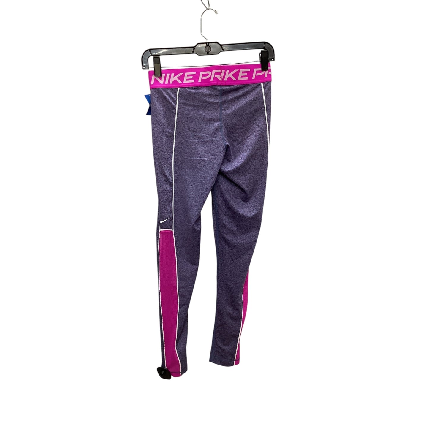 Athletic Leggings By Nike Apparel In Purple, Size: S