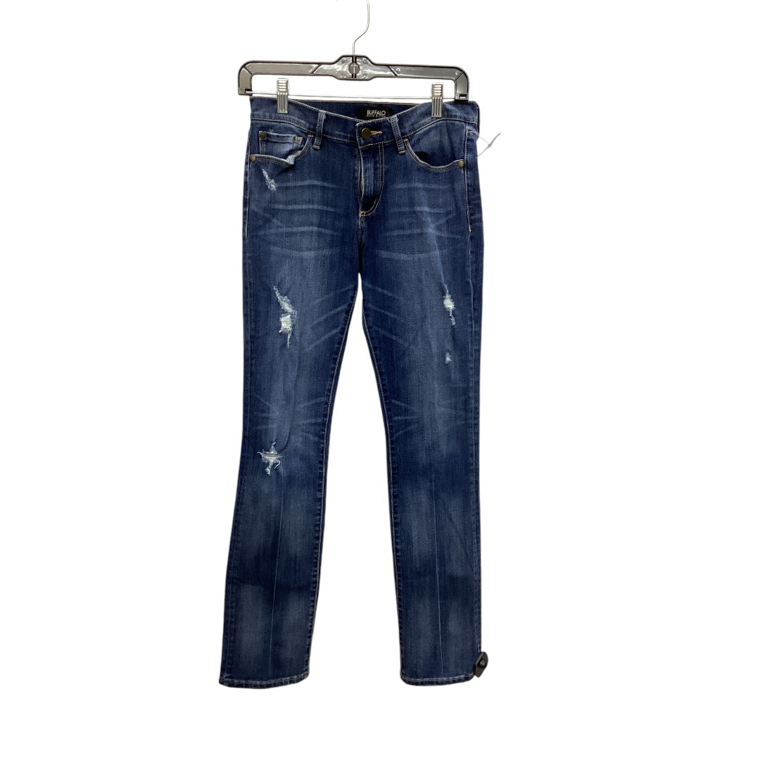 Jeans Skinny By Buffalo David Bitton In Blue Denim, Size: 4