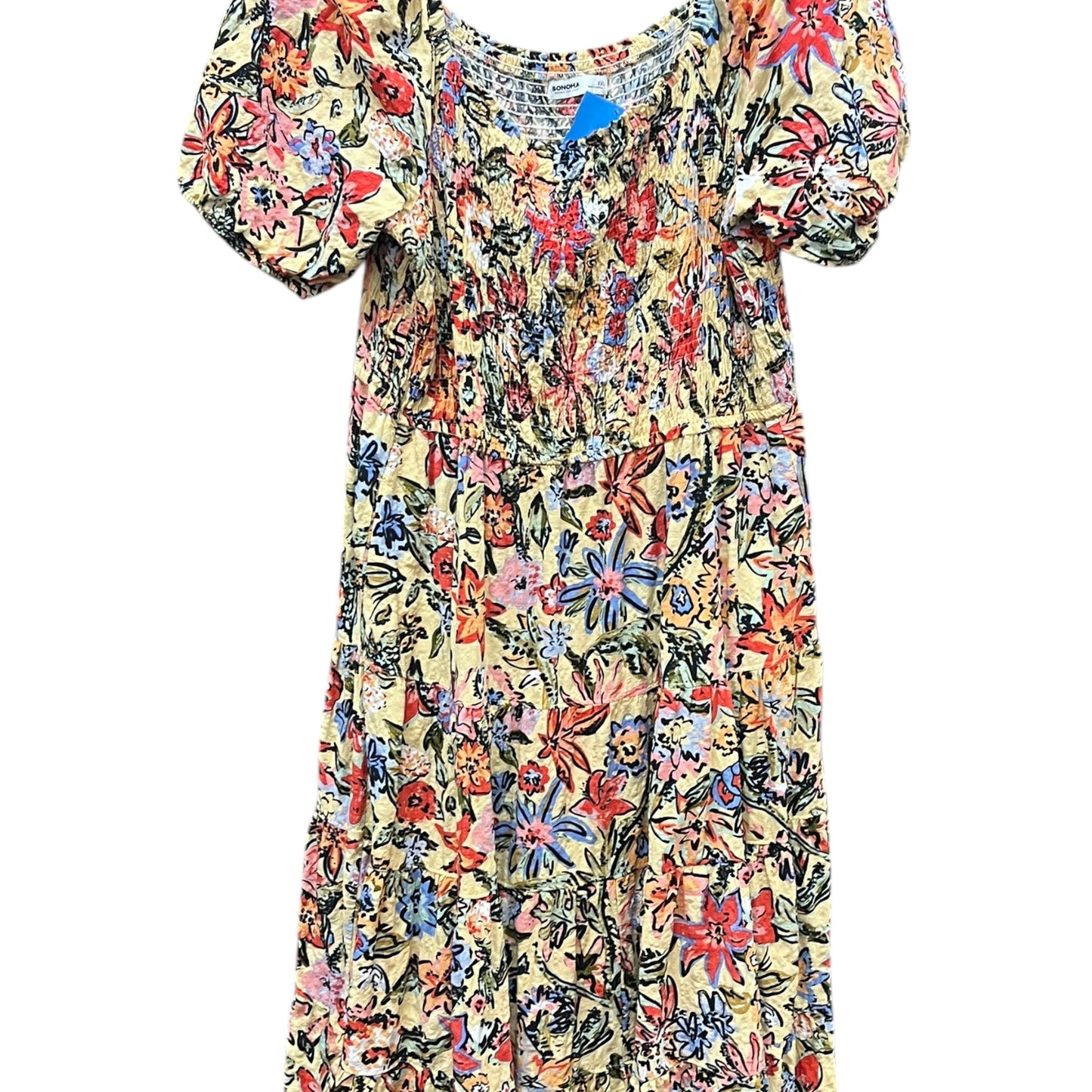 Dress Casual Maxi By Sonoma In Yellow, Size: Xxl