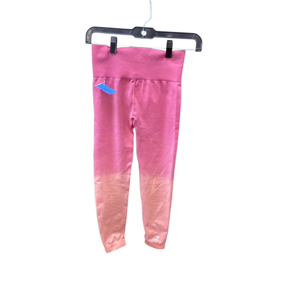 Athletic Leggings By Gym Shark In Pink, Size: S