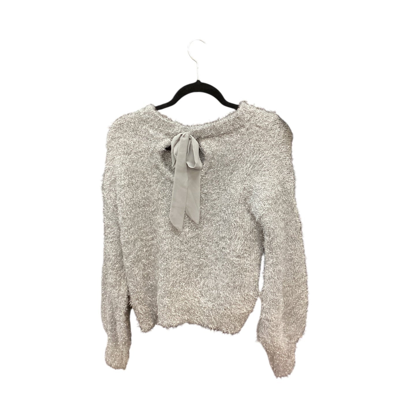 Sweater By Cato In Silver, Size: Xs