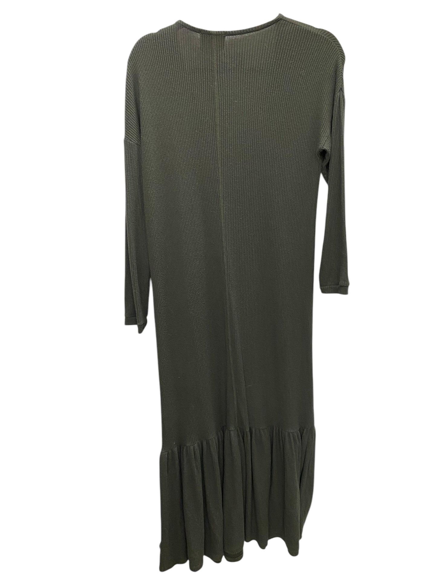 Dress Casual Midi By Saturday/sunday In Green, Size: S