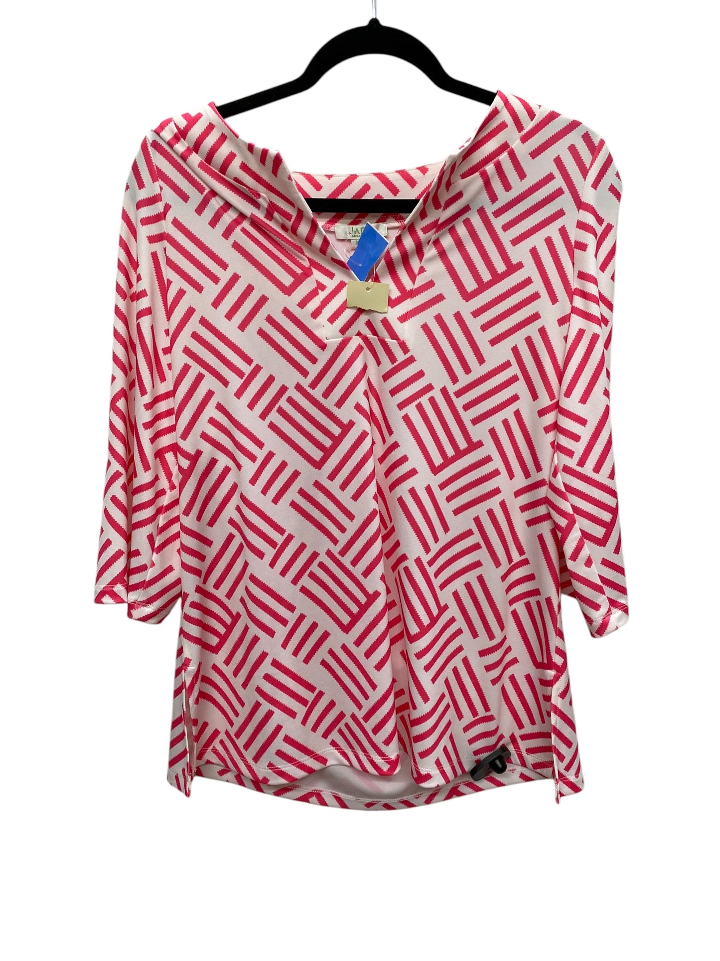 Top Long Sleeve By Jade In Pink, Size: M