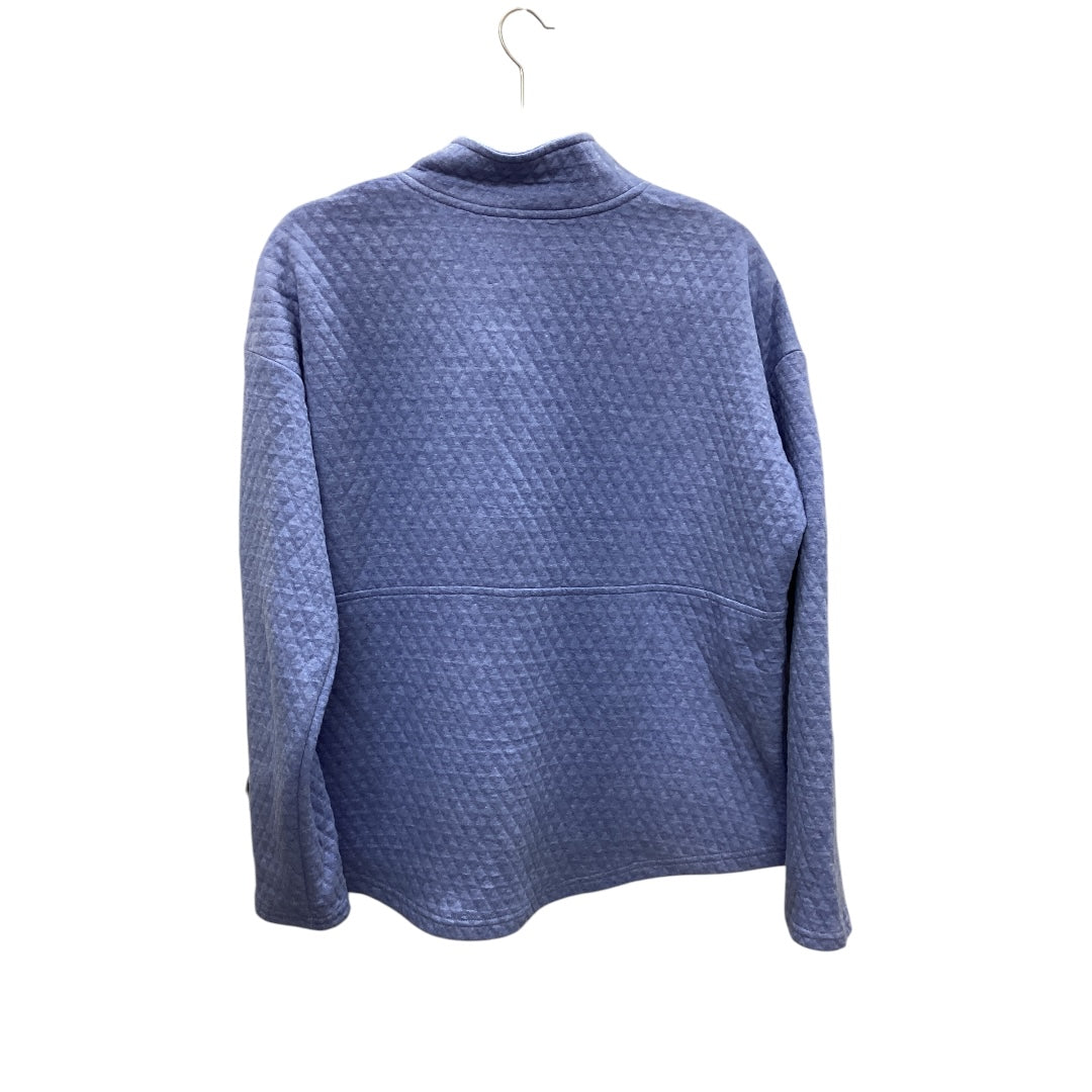 Top Long Sleeve By Eddie Bauer In Blue, Size: L