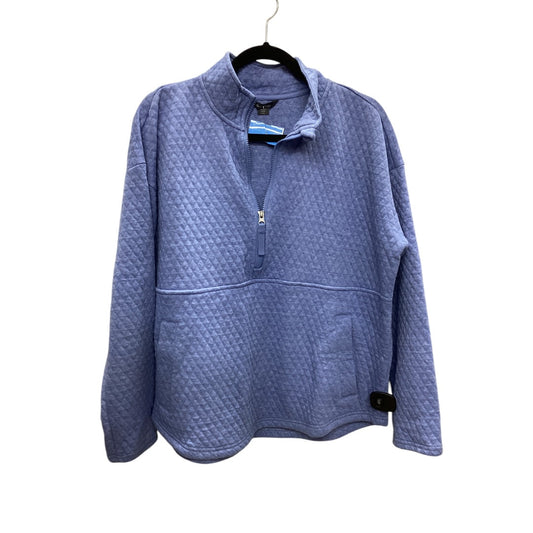 Top Long Sleeve By Eddie Bauer In Blue, Size: L