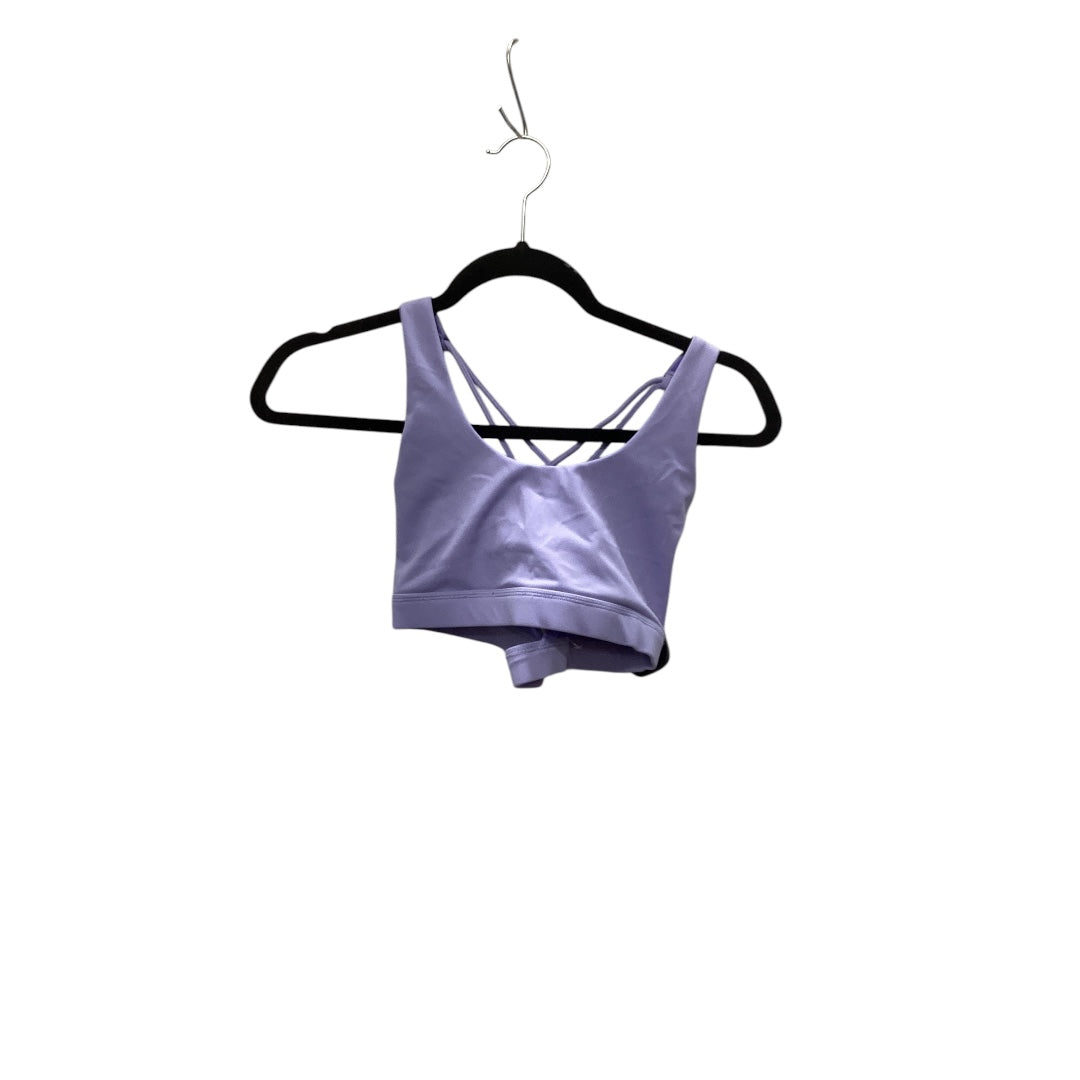 Athletic Bra By Clothes Mentor In Purple, Size: M