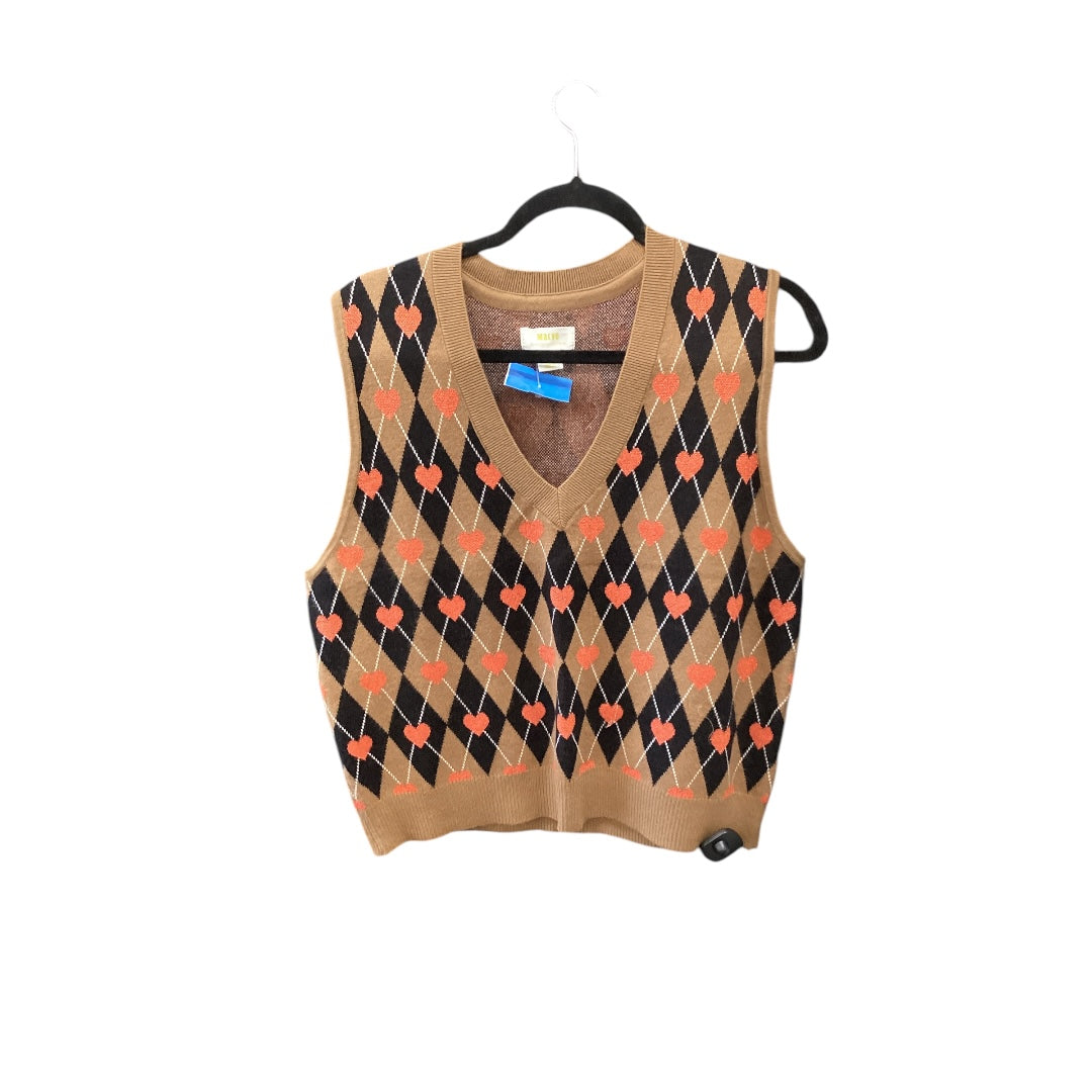 Vest Other By Maeve In Brown, Size: Xl