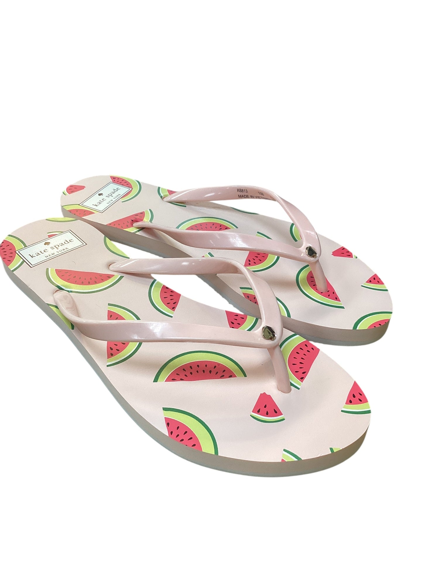 Sandals Flip Flops By Kate Spade In Pink, Size: 10